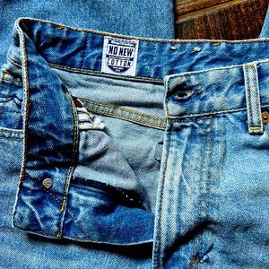 Classic perfect brand new blue jeans. Kings of indigo